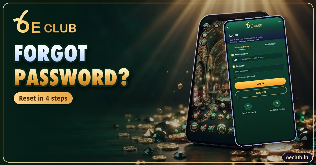 6E Club Forgot Password